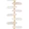 6 Packs: 14 ct. (84 total) Rose Quartz Spike Beads by Bead Landing™